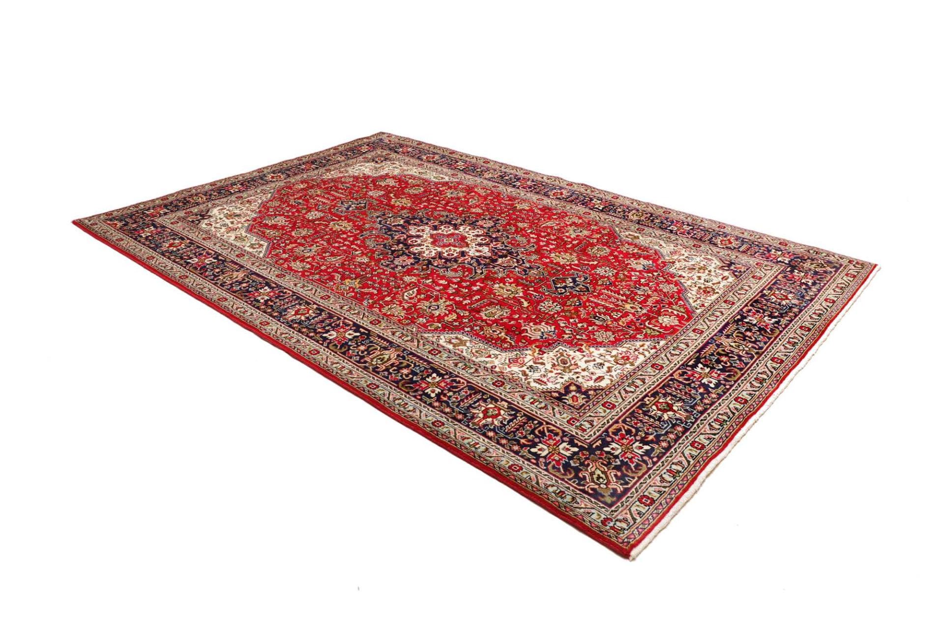 Täbriz Perserteppich 205 × 301 cm aus Wolle, handgeknüpft