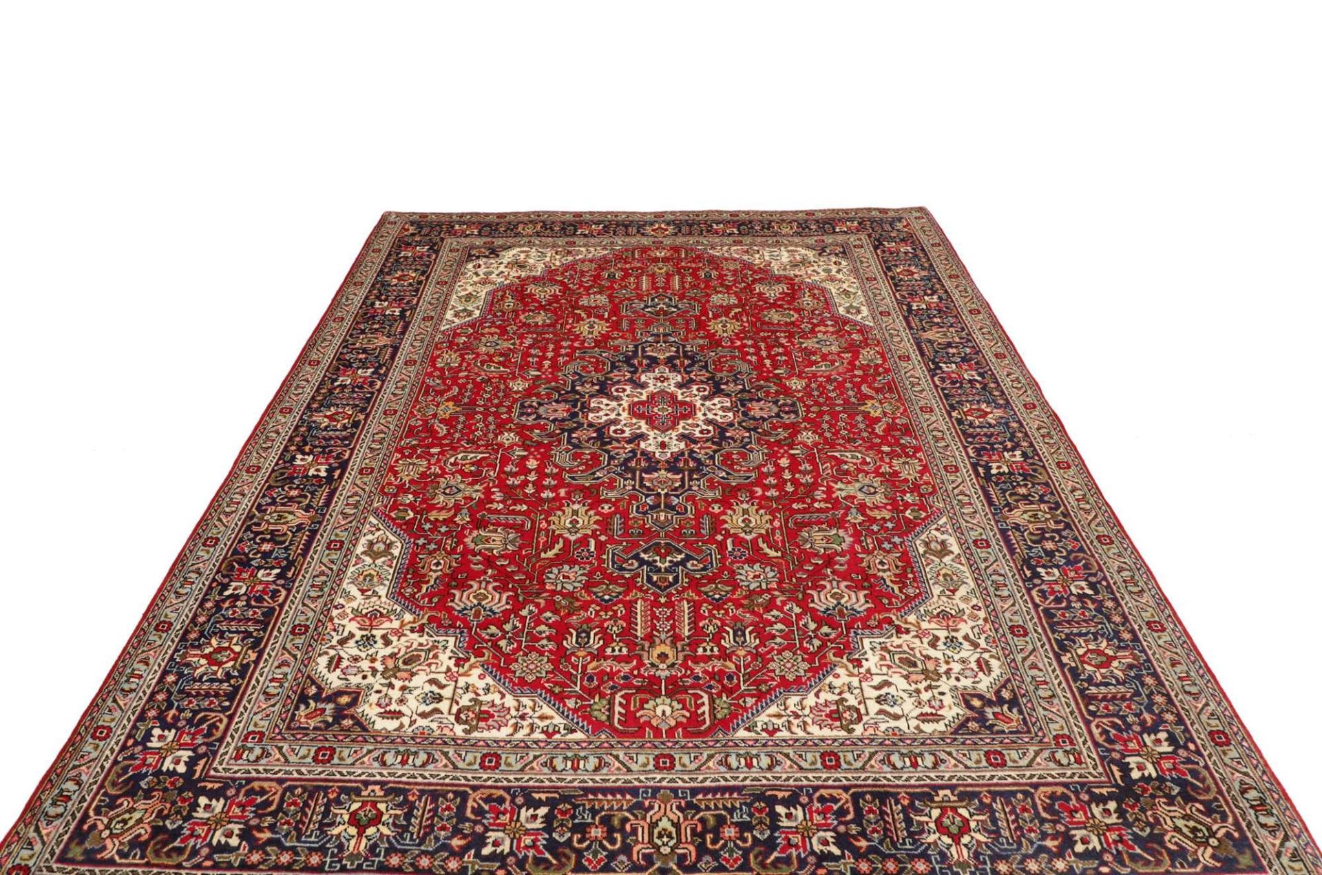 Täbriz Perserteppich 205 × 301 cm aus Wolle, handgeknüpft