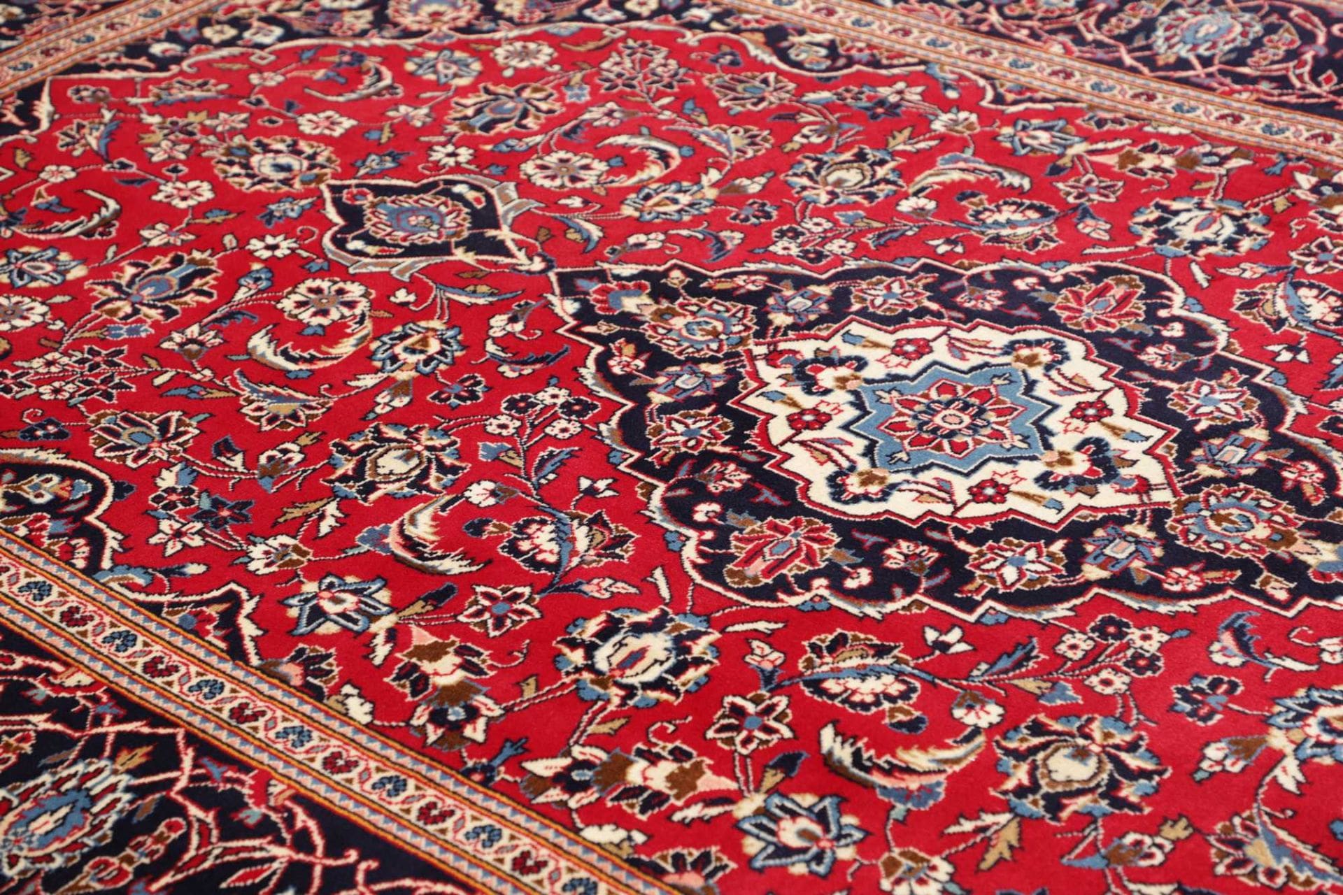 Handgeknüpfter Kashan Perserteppich 200 × 313 cm