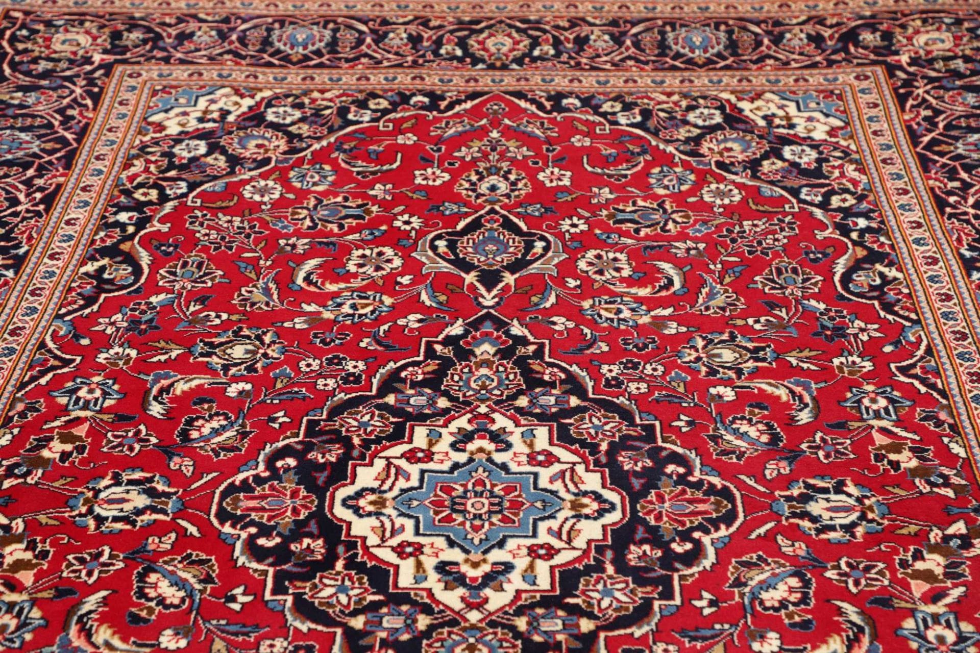 Handgeknüpfter Kashan Perserteppich 200 × 313 cm