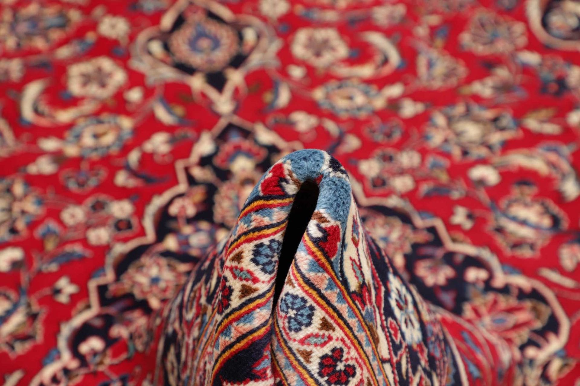 Handgeknüpfter Kashan Perserteppich 200 × 313 cm