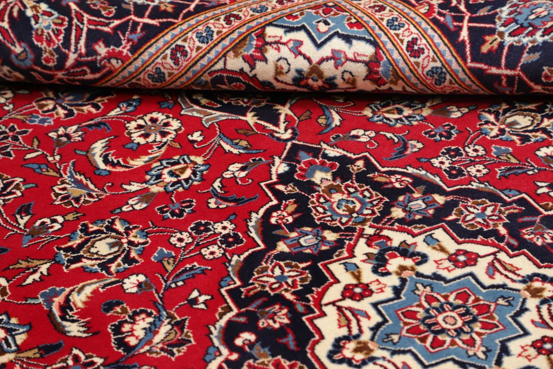 Handgeknüpfter Kashan Perserteppich 200 × 313 cm