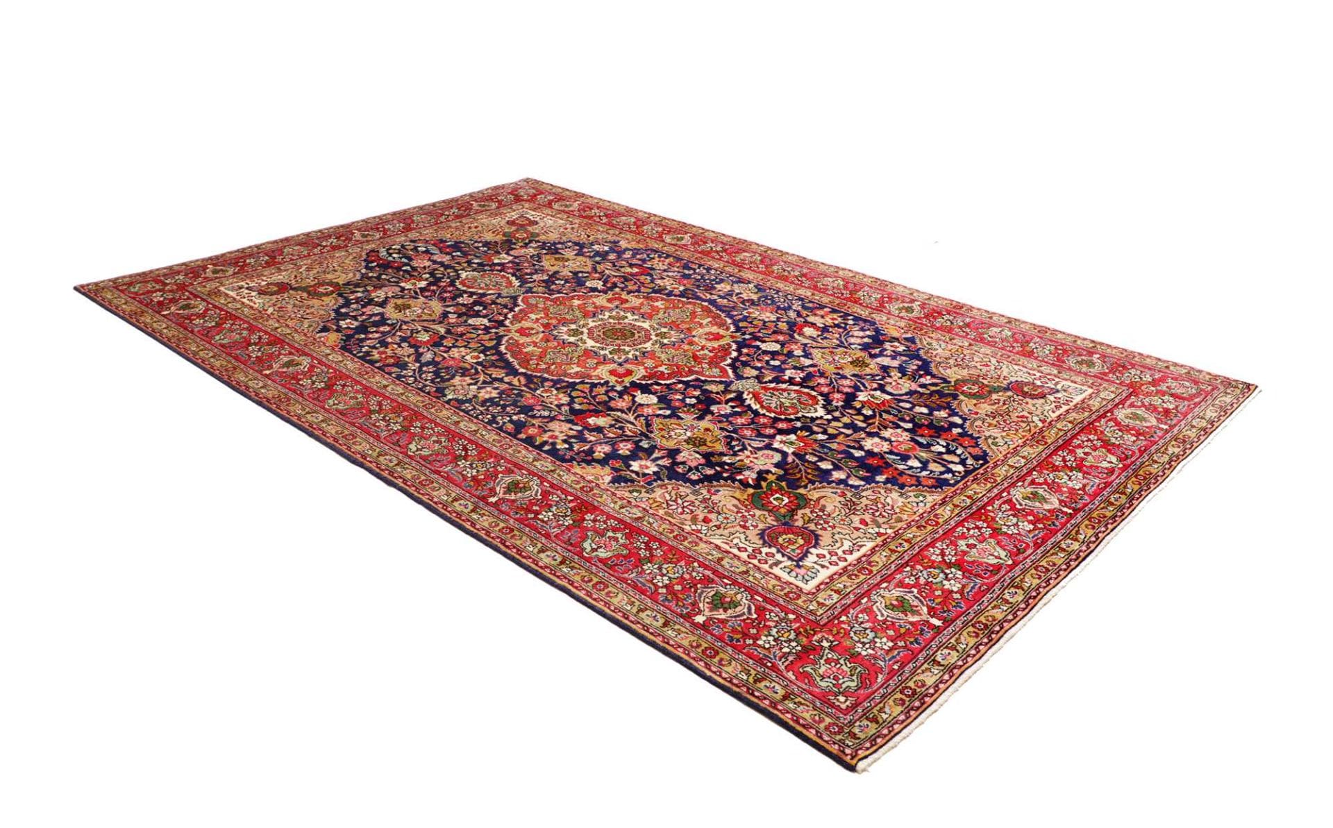 Täbriz Perserteppich 208 × 310 cm aus Wolle, handgeknüpft