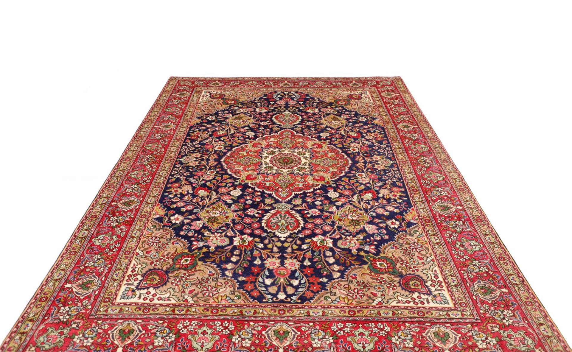 Täbriz Perserteppich 208 × 310 cm aus Wolle, handgeknüpft