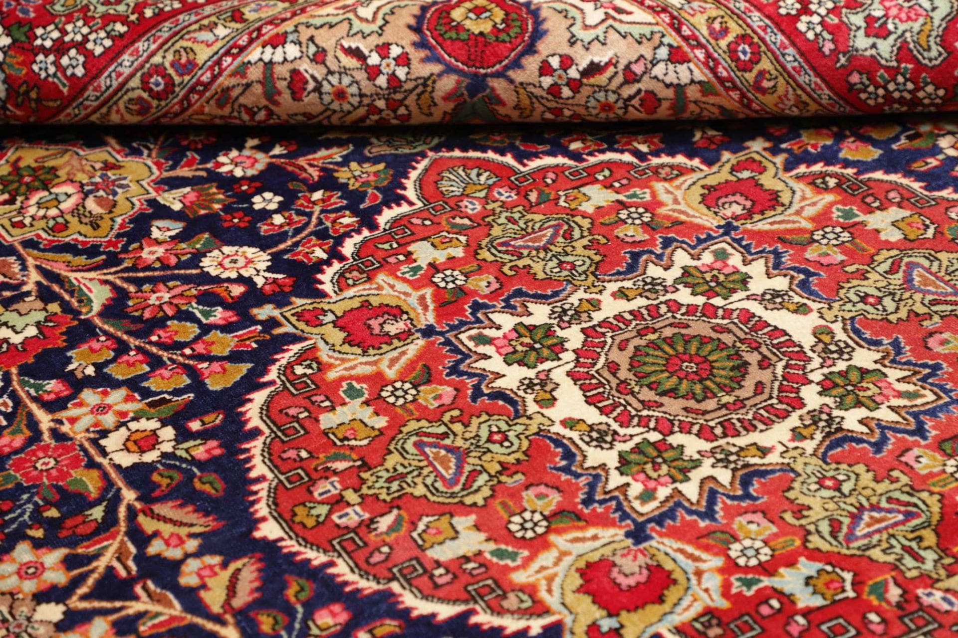 Täbriz Perserteppich 208 × 310 cm aus Wolle, handgeknüpft