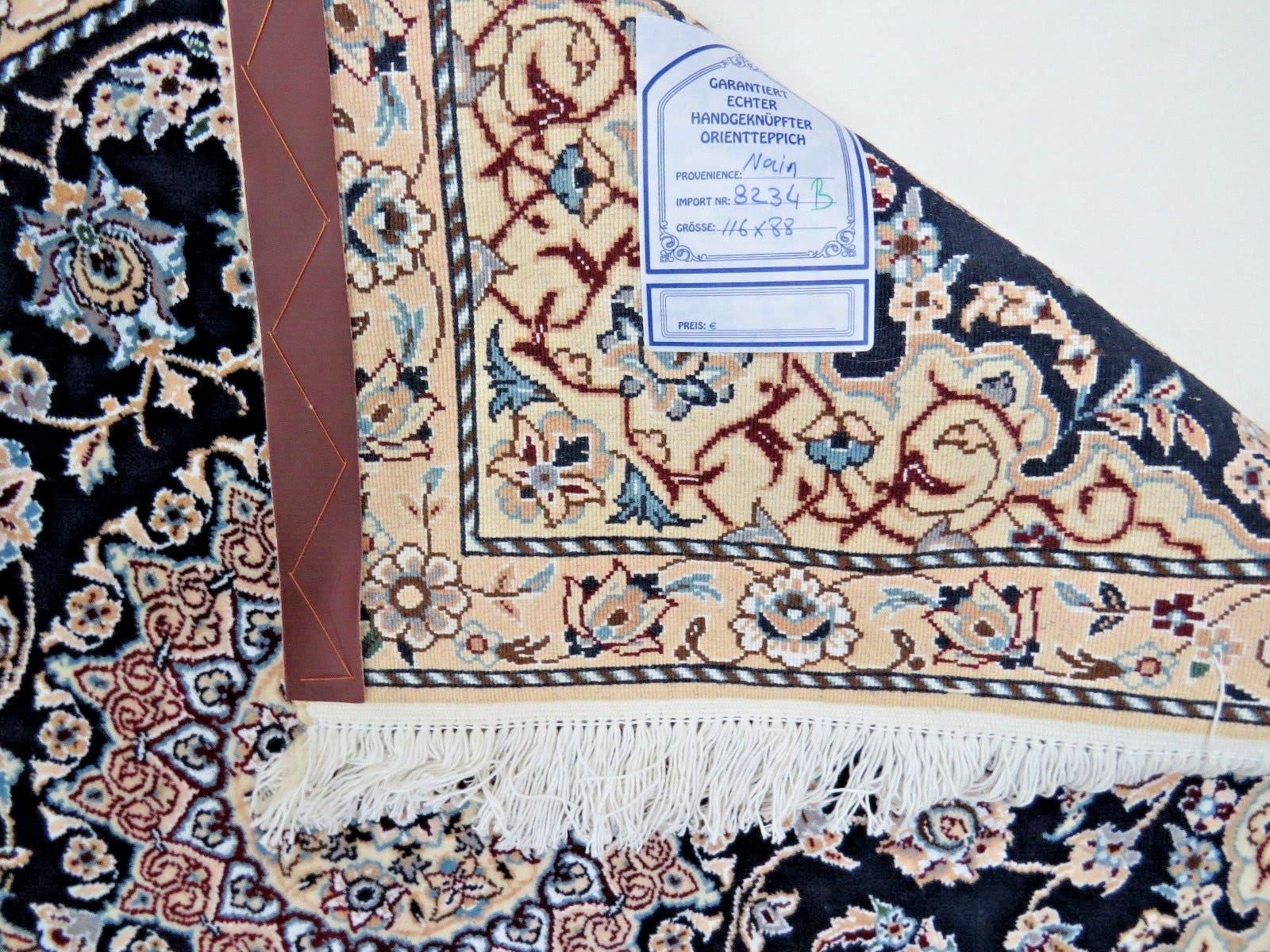 perserteppich-nain-116-x-88-cm-schurwolle-seide-handgeknupft-neu-8 Nain Perserteppich aus Iran, 116 × 88 cm
