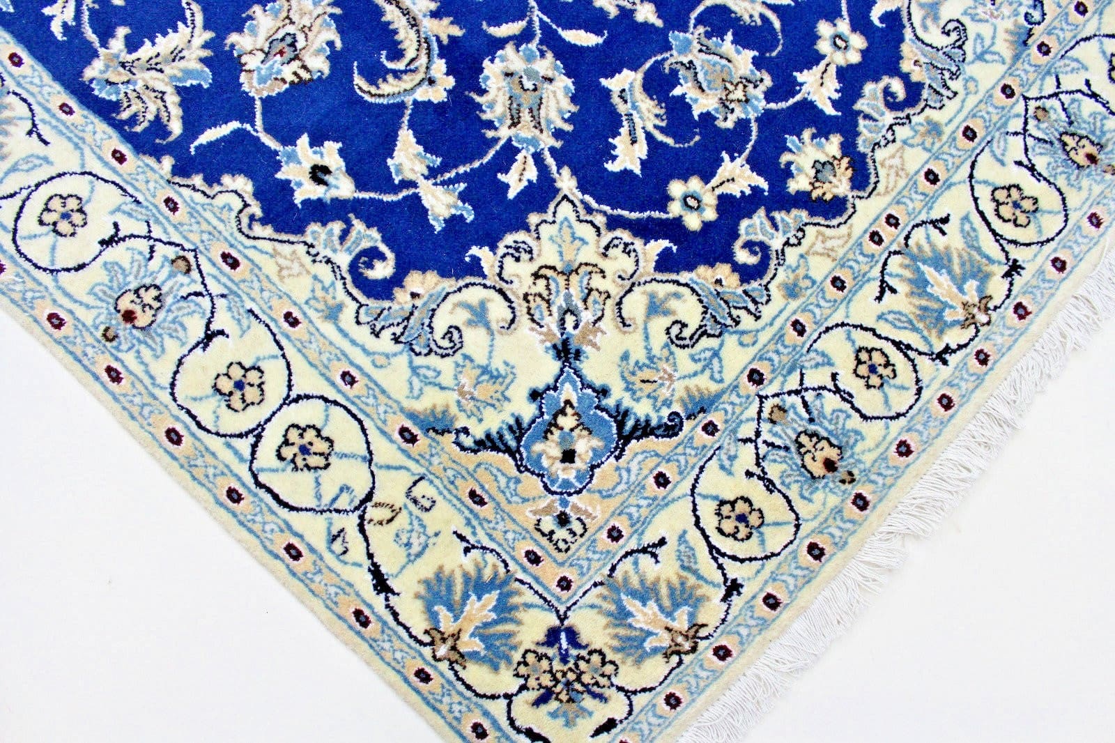 Nain Perserteppich 201 × 116 cm aus Wolle, handgeknüpft