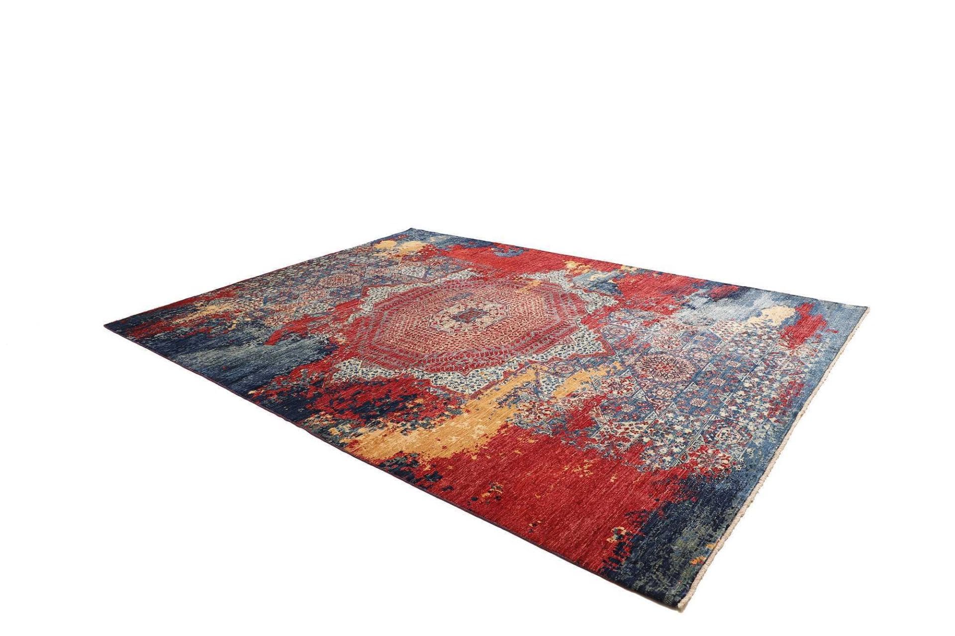 Orientteppich 268 × 354 cm aus Wolle, handgeknüpft
