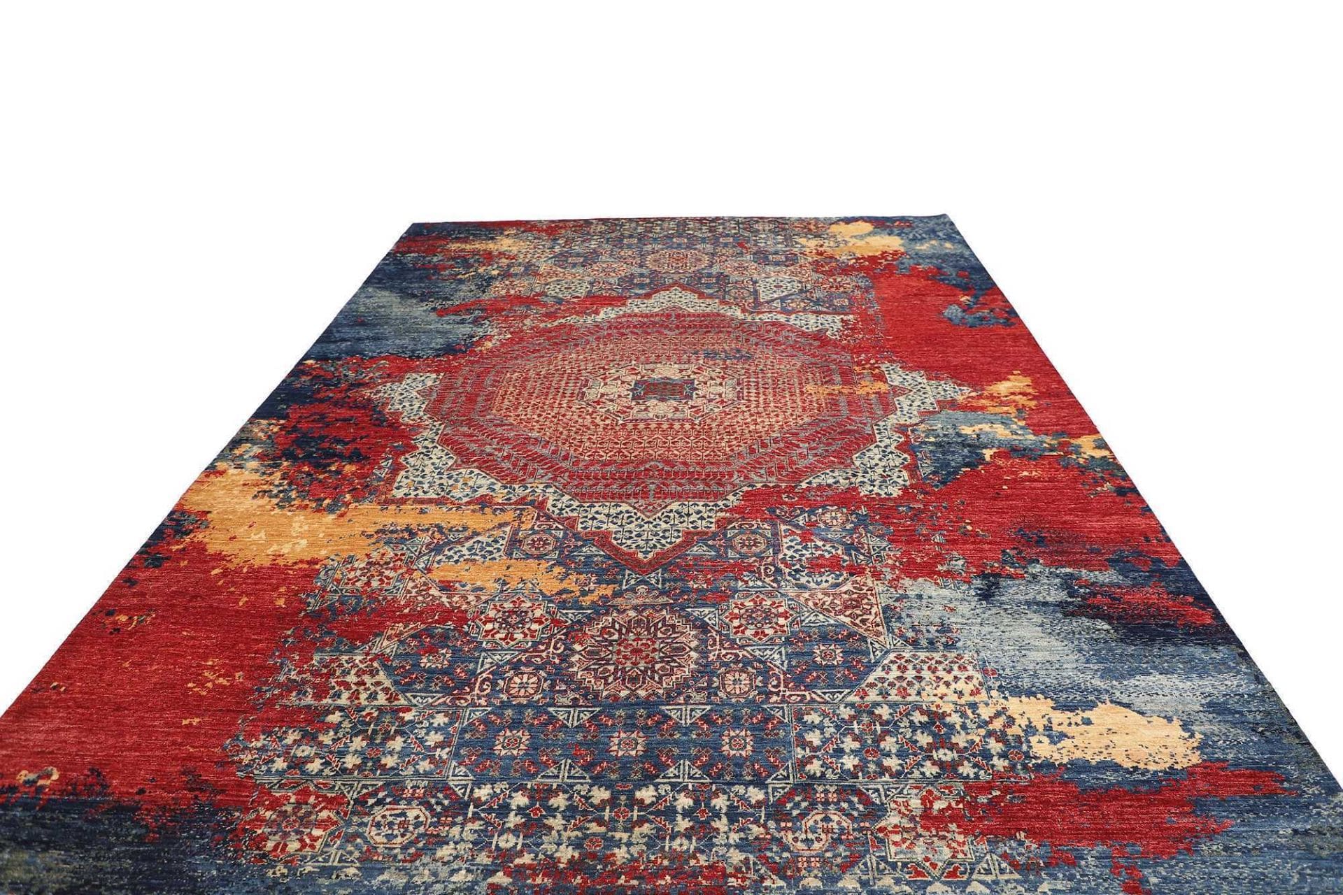 Orientteppich 268 × 354 cm aus Wolle, handgeknüpft