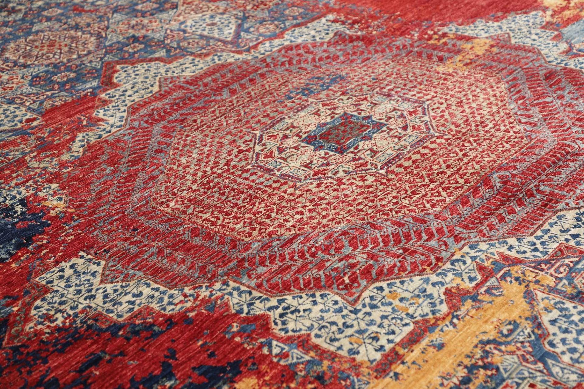 Orientteppich 268 × 354 cm aus Wolle, handgeknüpft