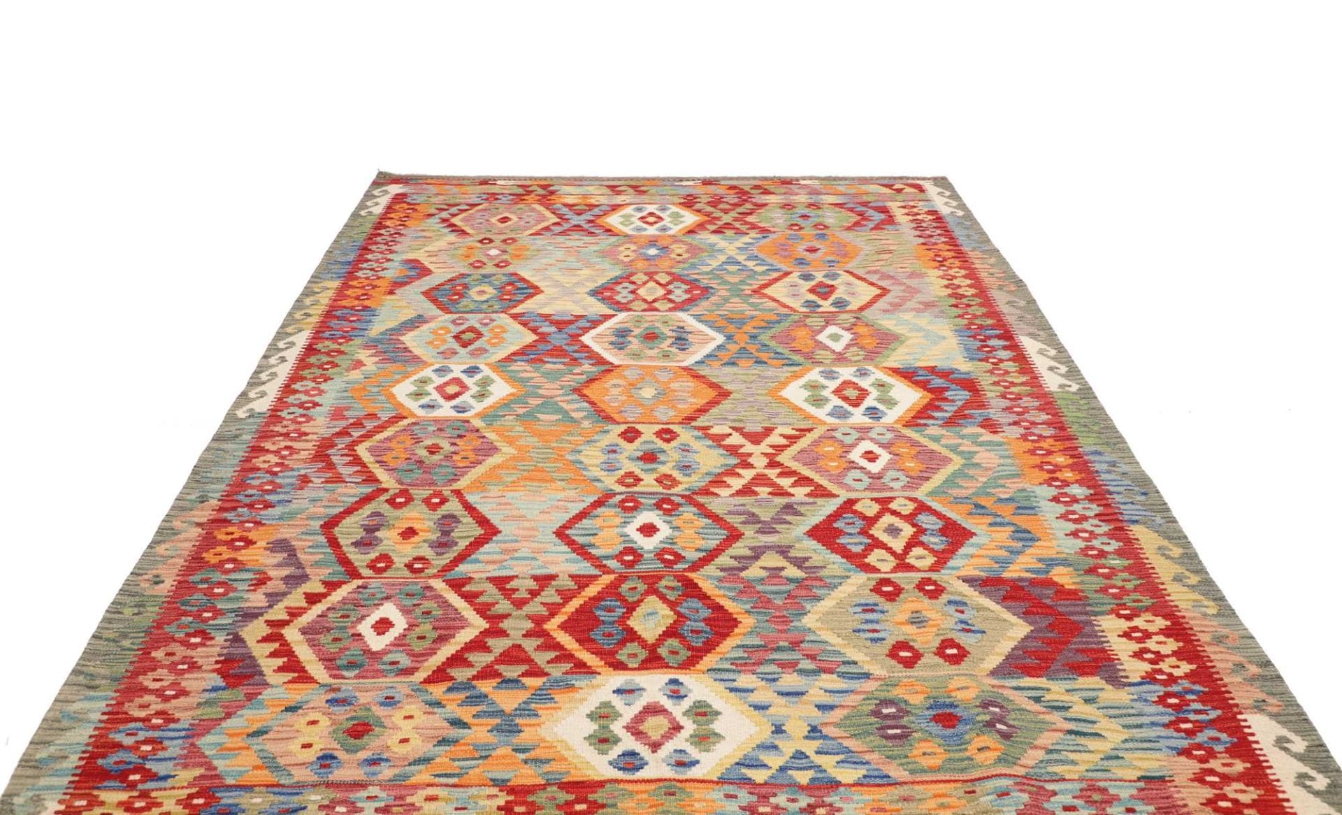 Handgewebter Kelim, 208 × 291 cm, Wolle