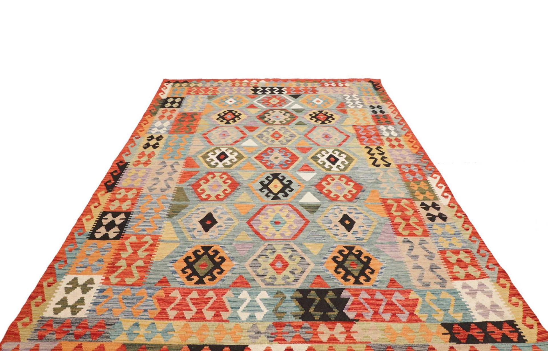 Kelim 210 × 314 cm aus Wolle, handgewebt