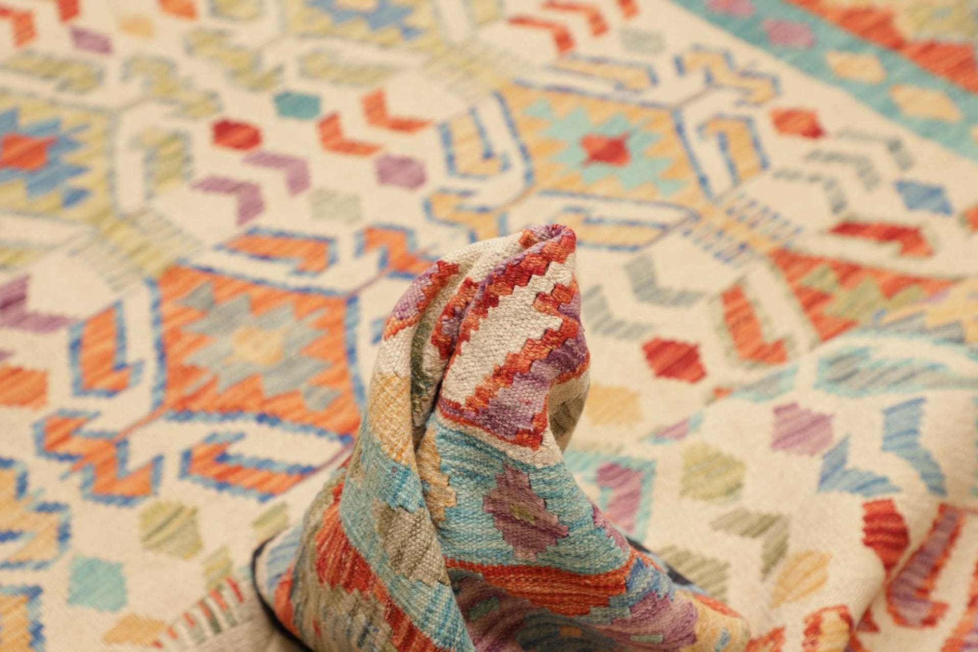 Handgewebter Kelim 204 × 293 cm