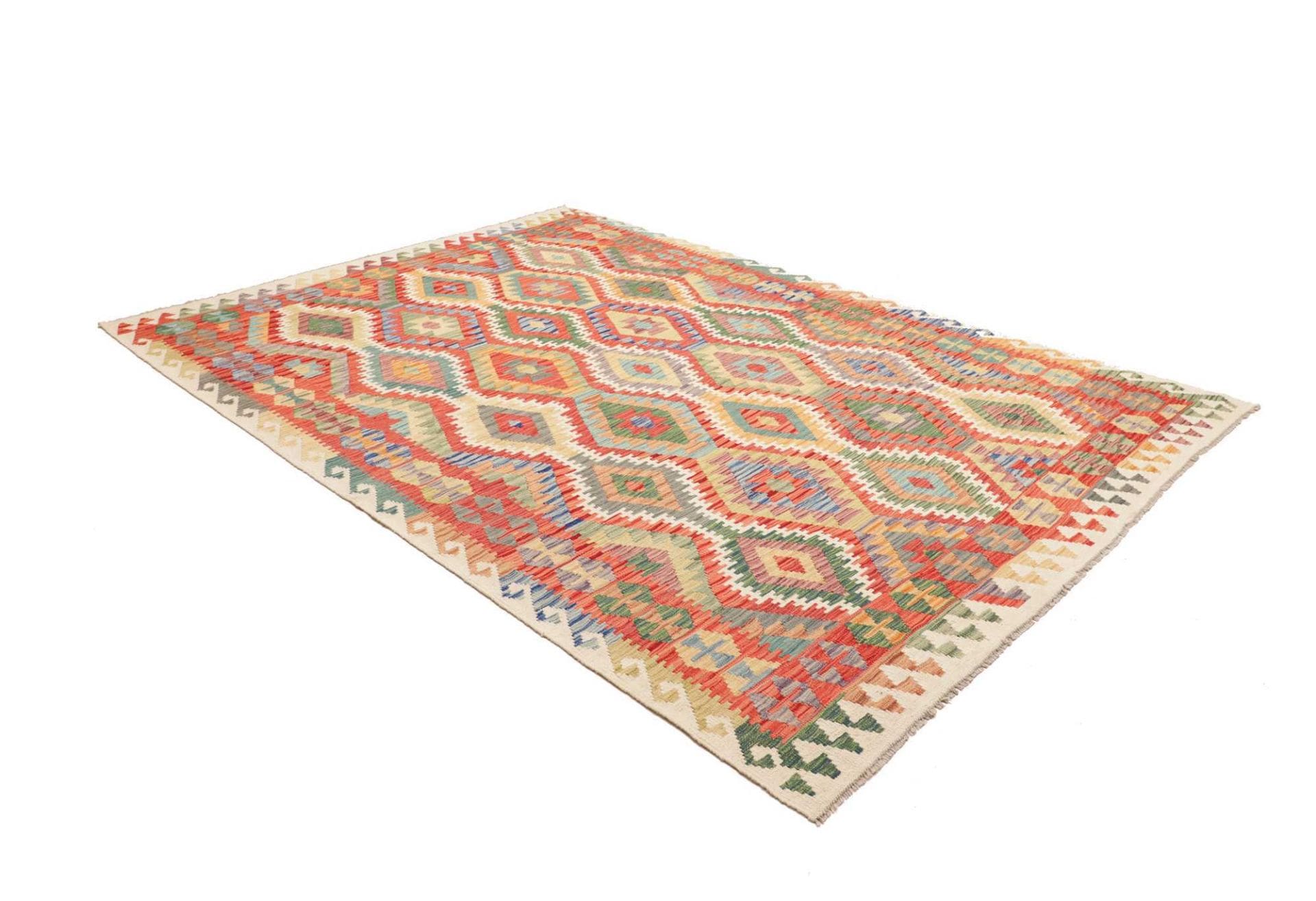 orientteppich-kelim-211-x-294-cm-schurwolle-handgewebt-rustikal-2 Handgewebter Kelim, 211 × 294 cm, Wolle