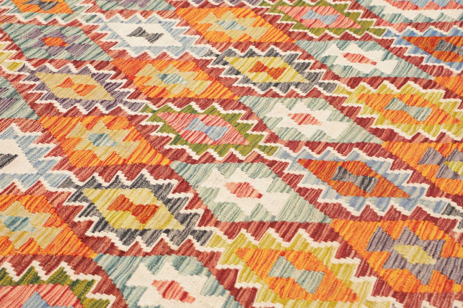 Kelim 211 × 303 cm aus Wolle, handgewebt