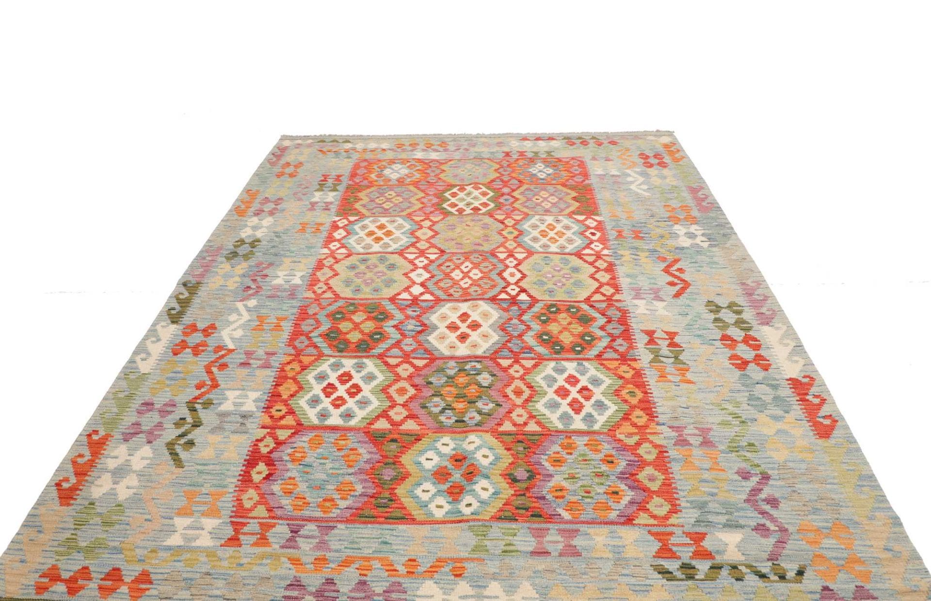 Handgewebter Kelim, 215 × 307 cm, Wolle