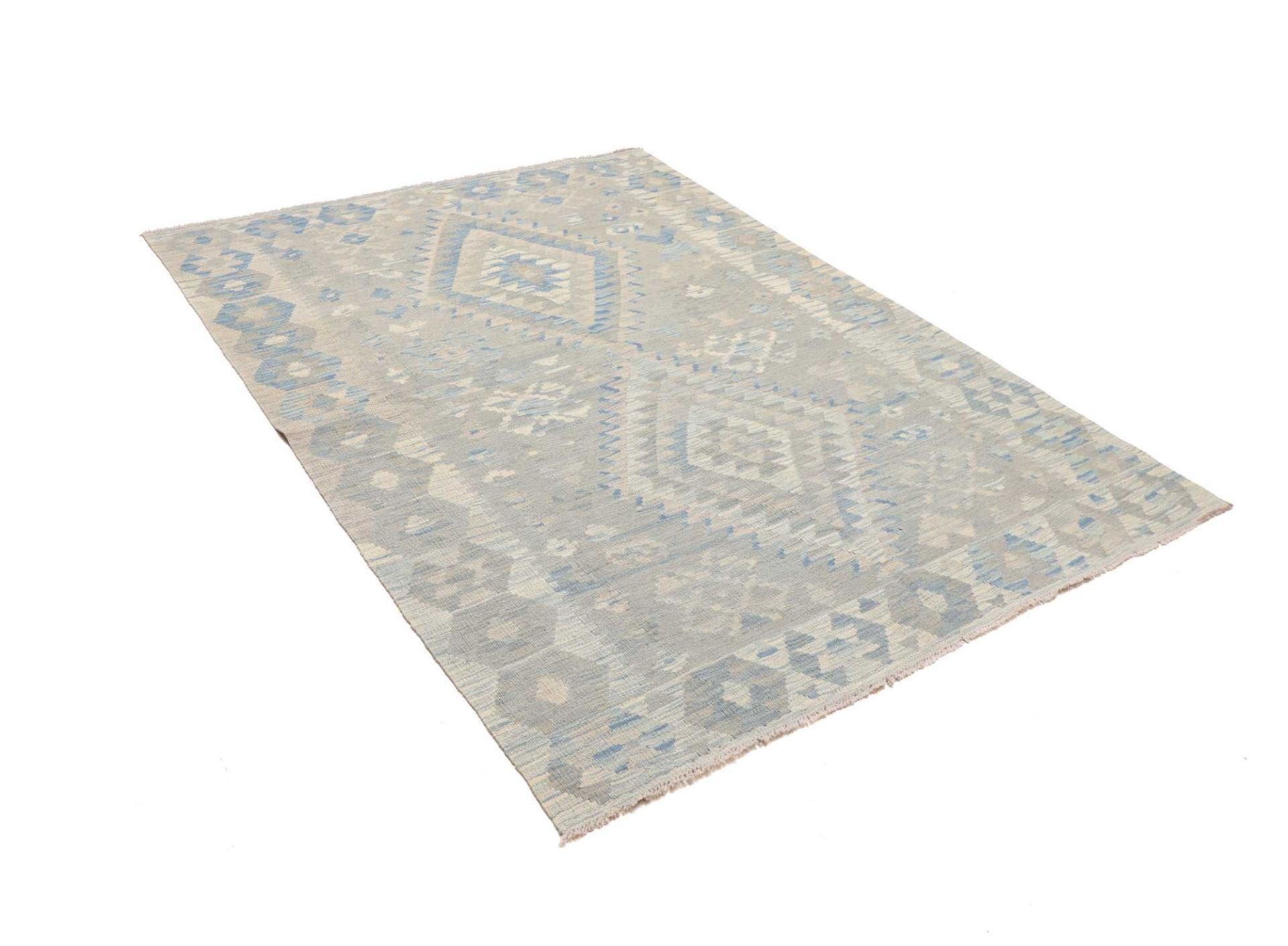 Kelim 154 × 211 cm aus Wolle, handgewebt