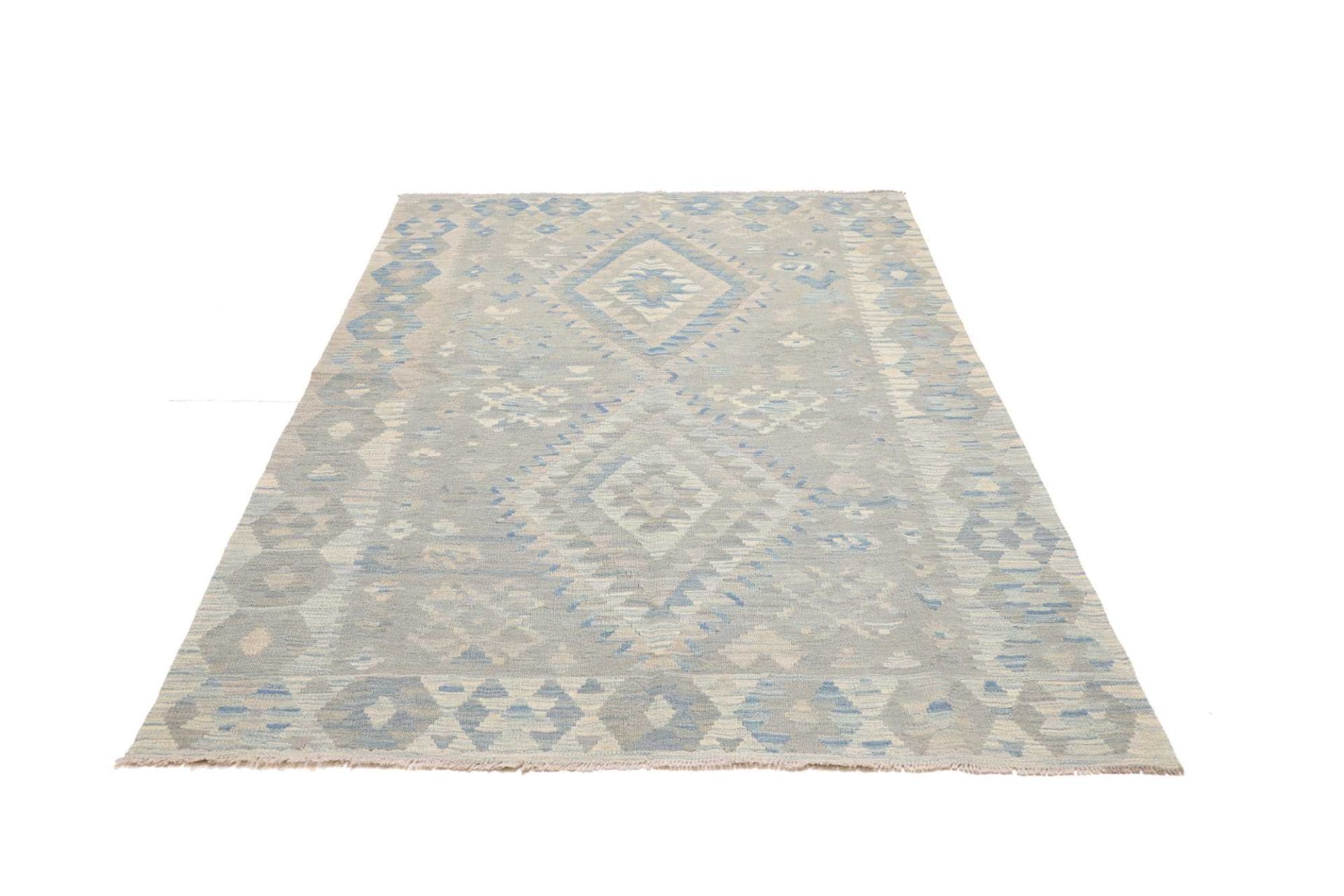 Kelim 154 × 211 cm aus Wolle, handgewebt