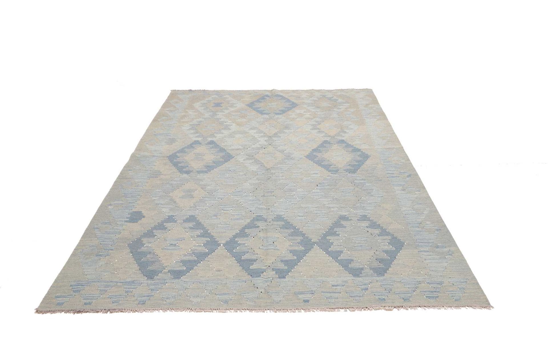 kelim-teppich-180-x-245-cm-schurwolle-handgewebt-rustikal-1 Handgewebter Kelim 180 × 245 cm