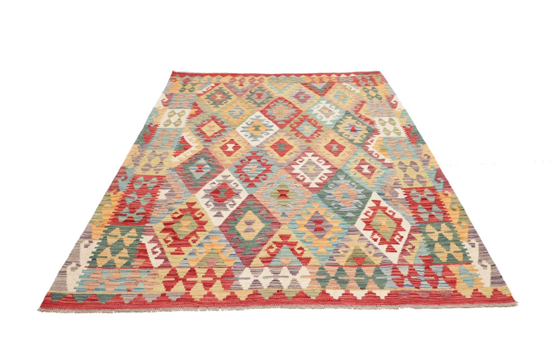 Kelim 175 × 222 cm aus Wolle, handgewebt