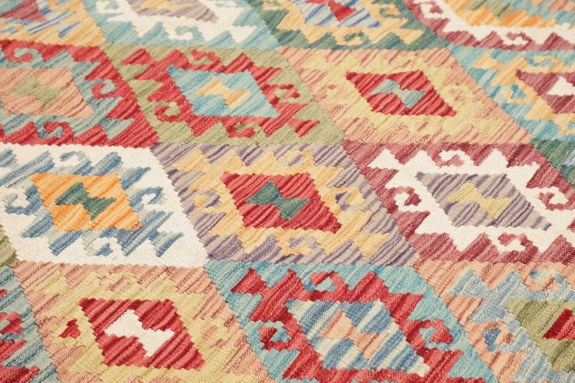Kelim 175 × 222 cm aus Wolle, handgewebt