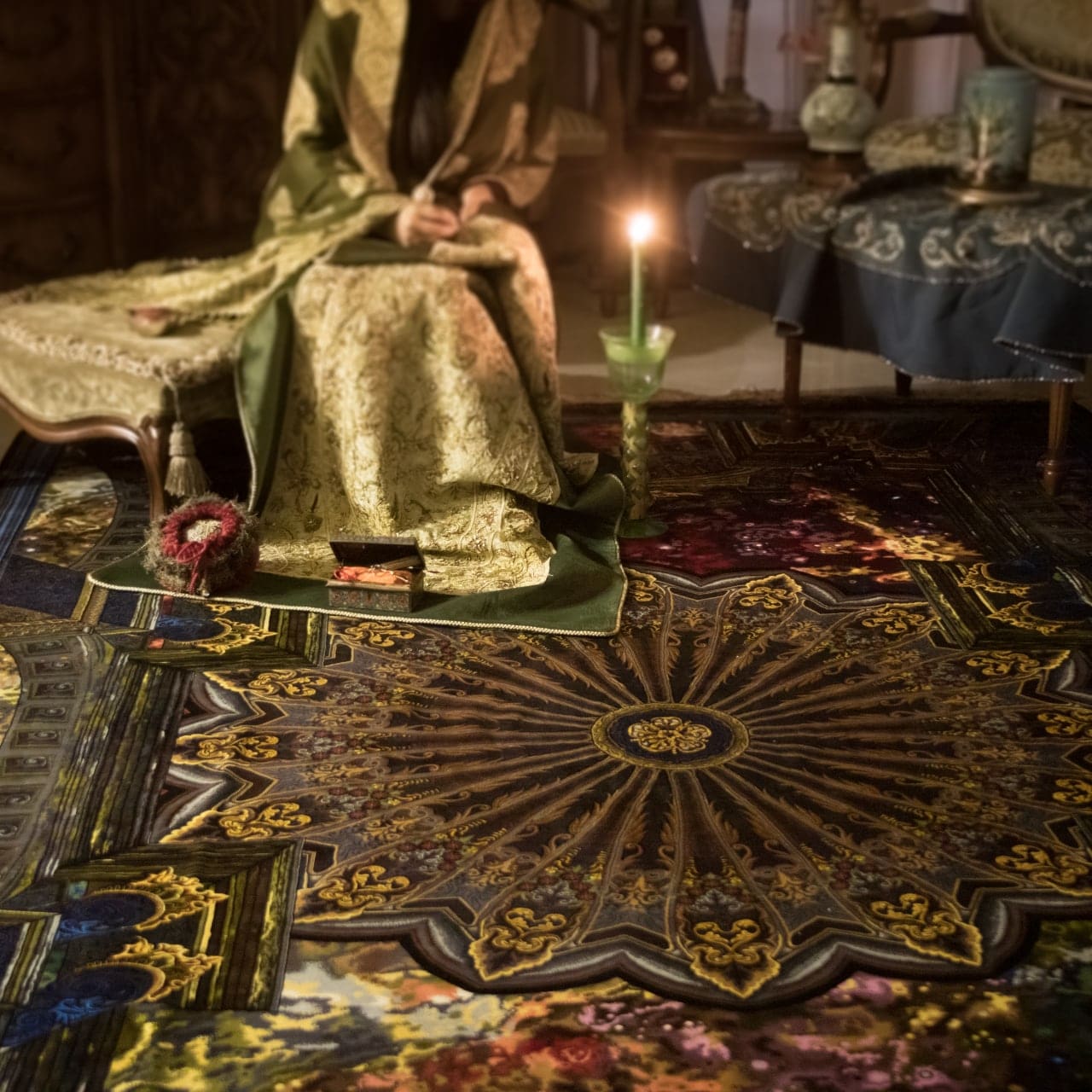 Erami Carpet — Qom silk rug