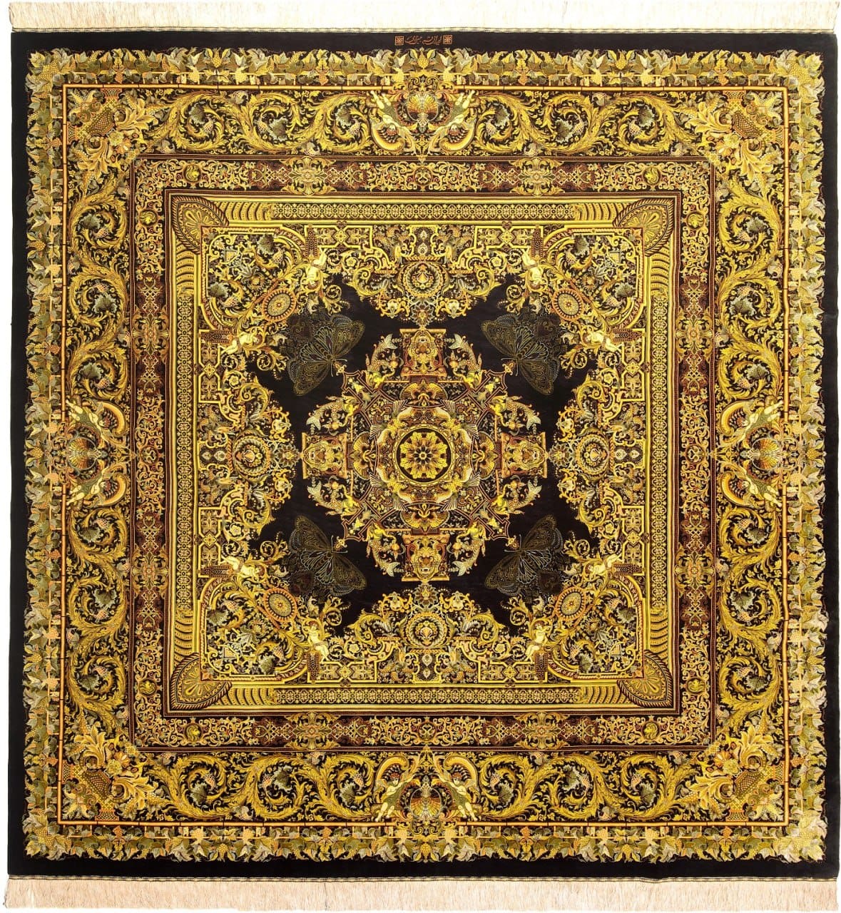 Erami Carpet — Qom silk rug