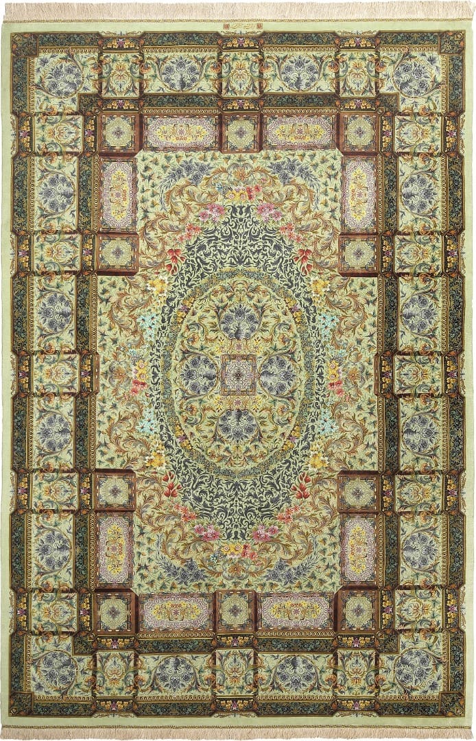 Erami Carpet — Qom silk rug