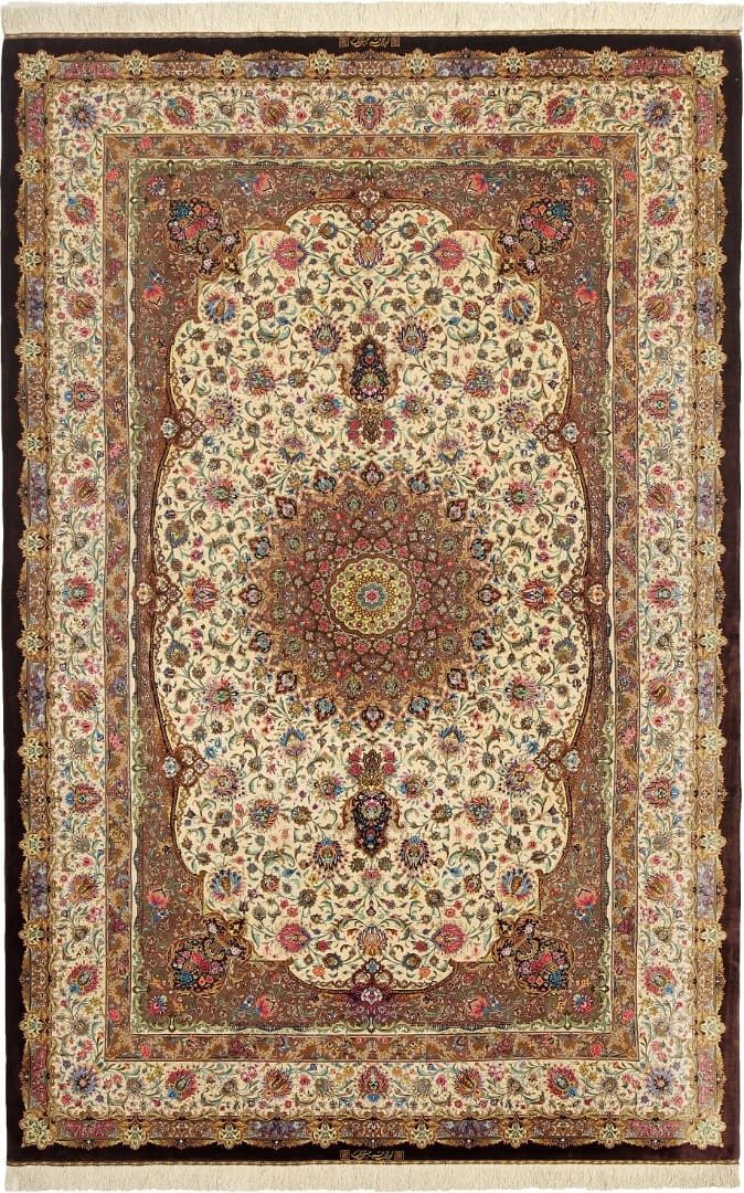 Erami Carpet — Qom silk rug
