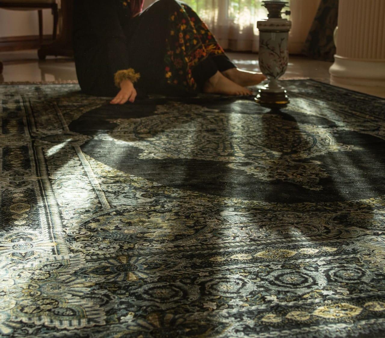 Erami Carpet — Qom silk rug