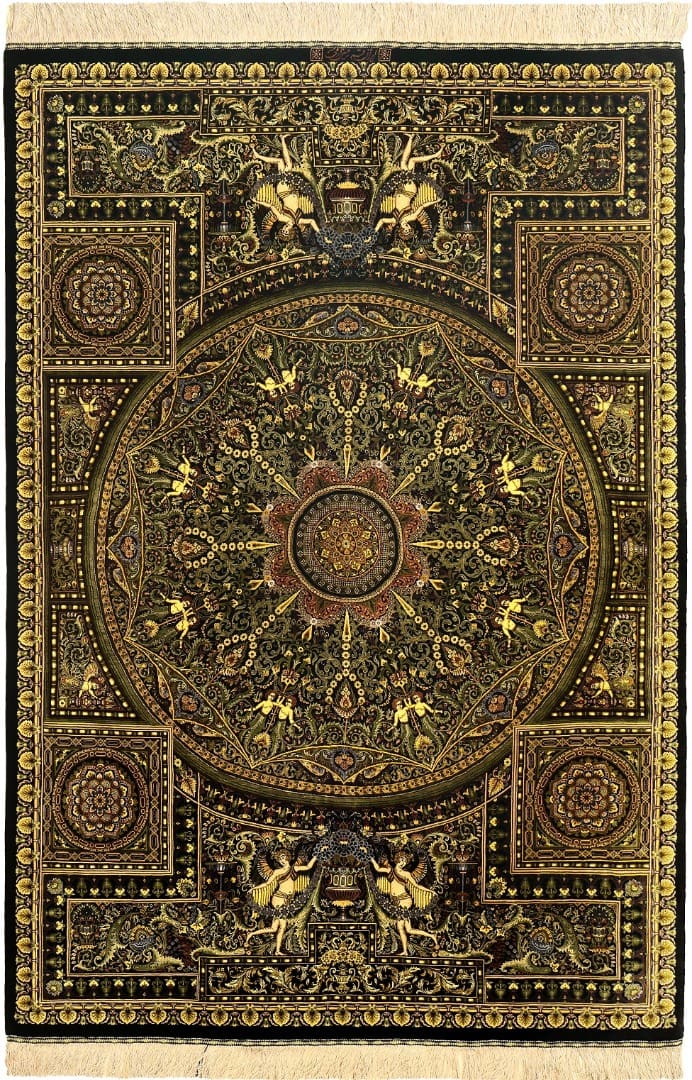 Erami Carpet — Qom silk rug