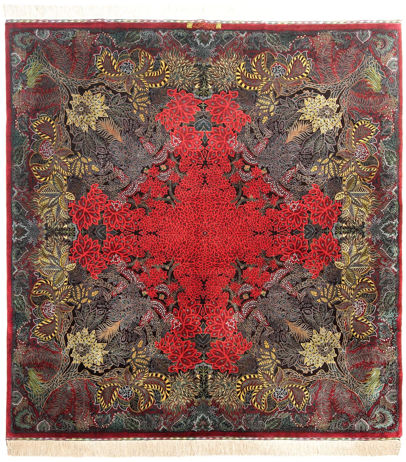 Erami Carpet — Qom silk rug
