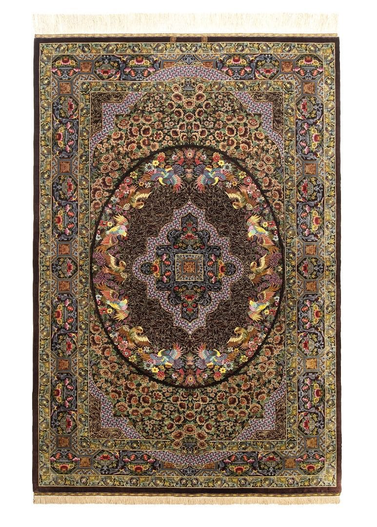 Erami Carpet — Qom silk rug