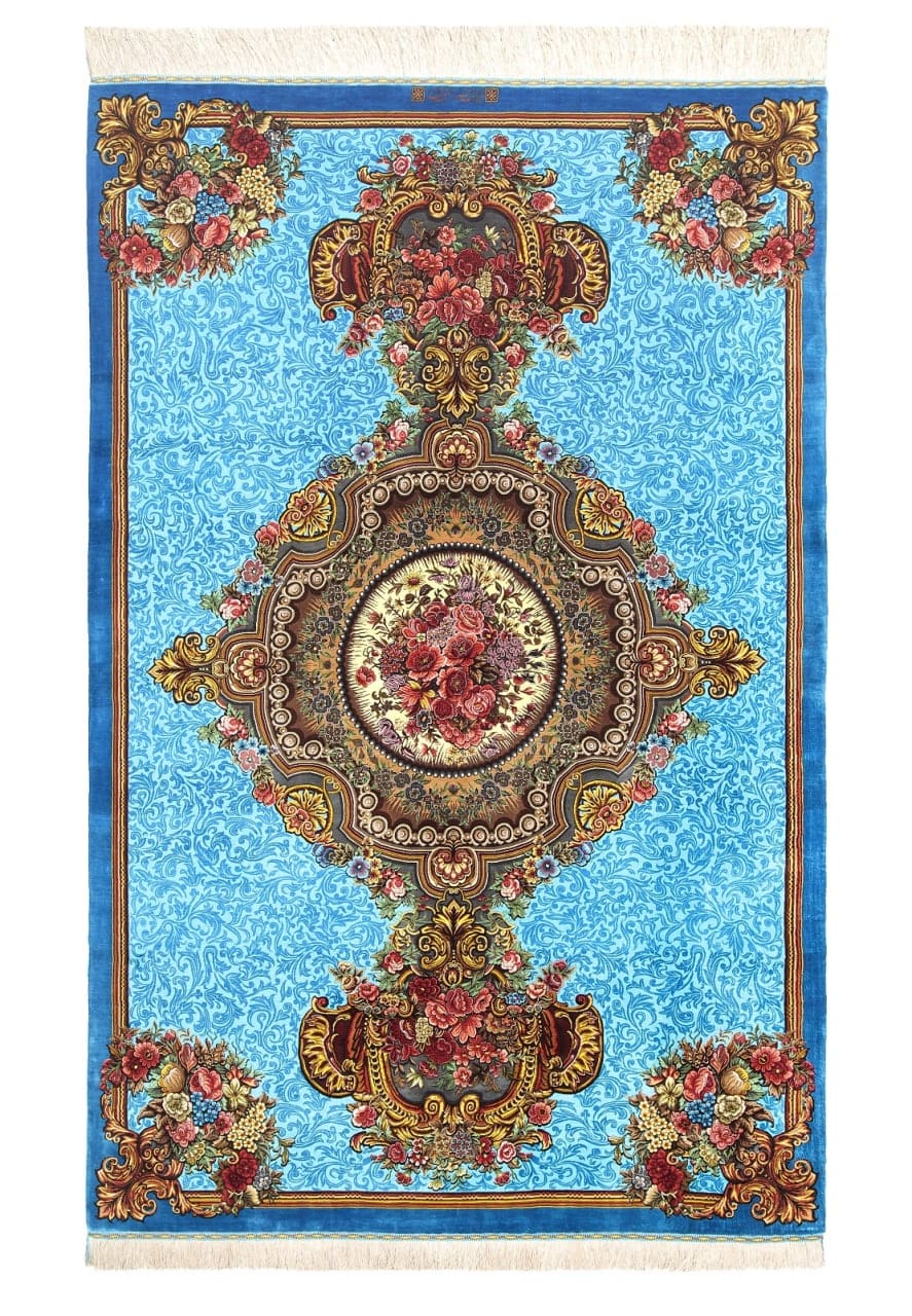 Erami Carpet — Qom silk rug