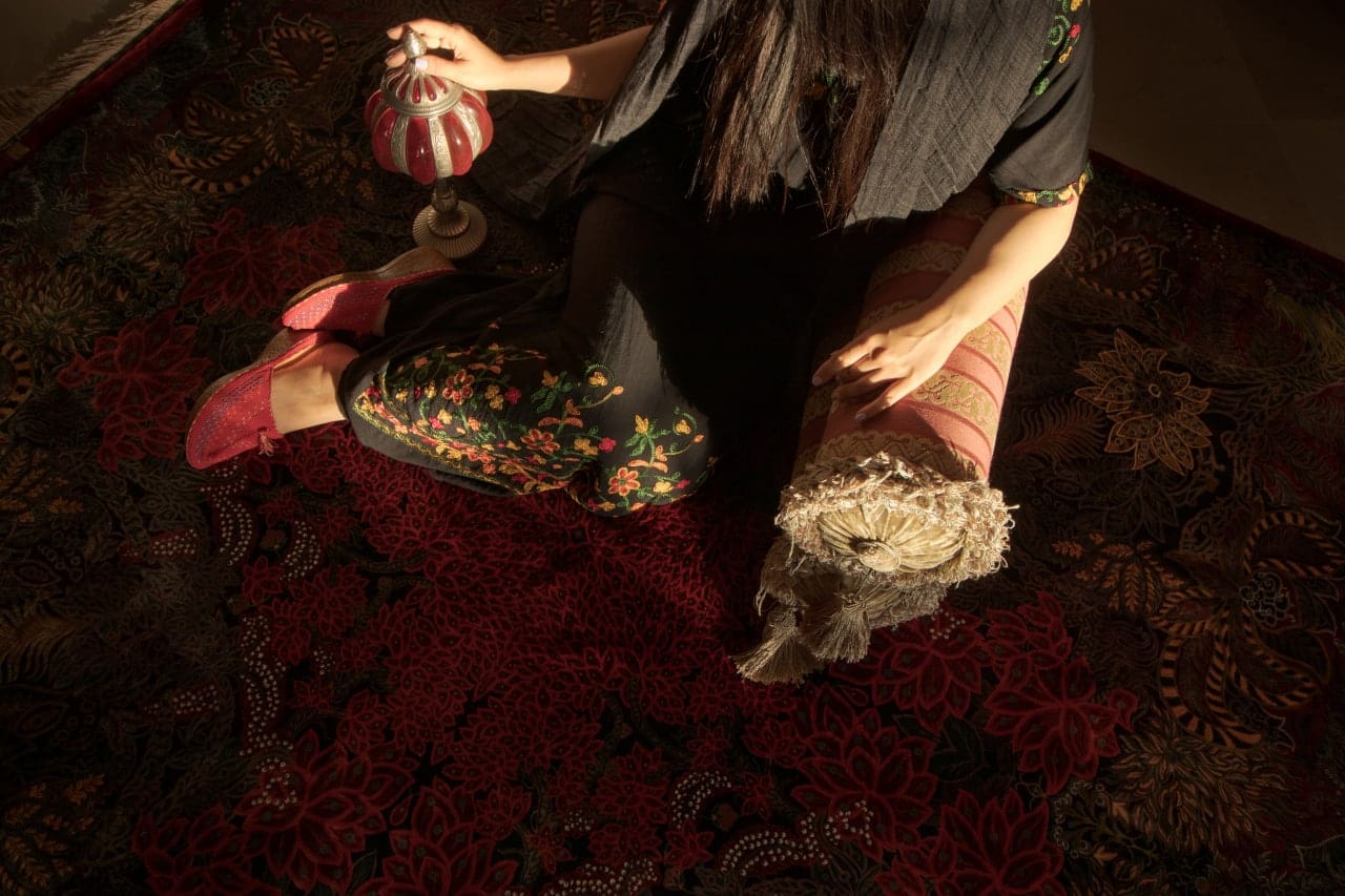 Erami Carpet — Qom silk rug