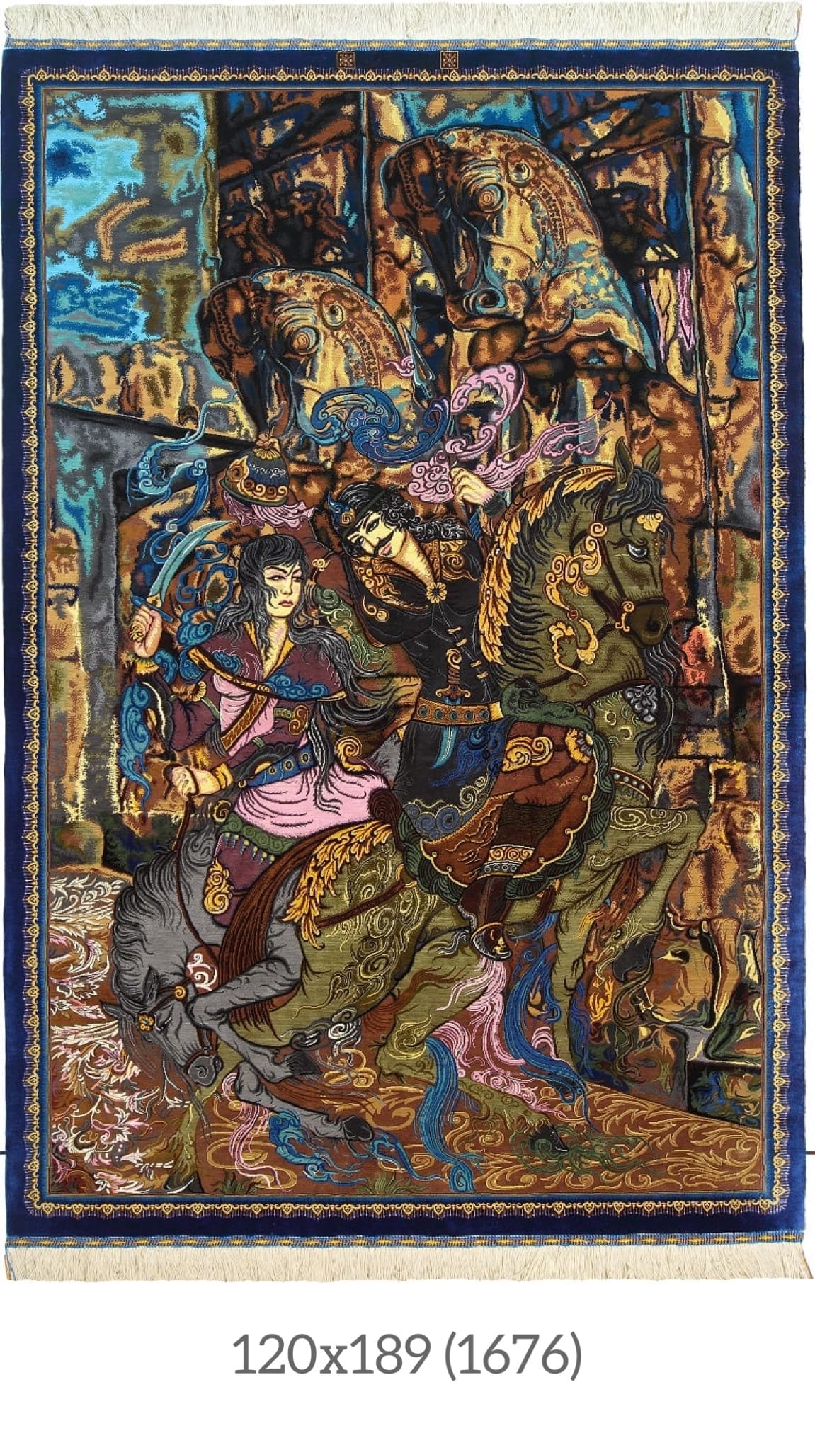 Erami Carpet — Qom silk rug