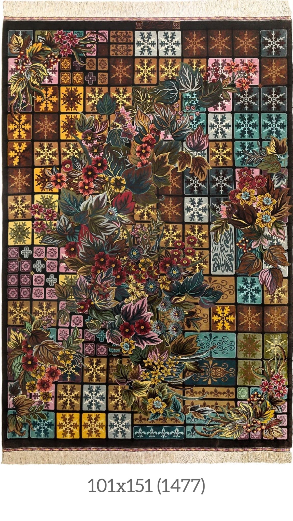 Erami Carpet — Qom silk rug
