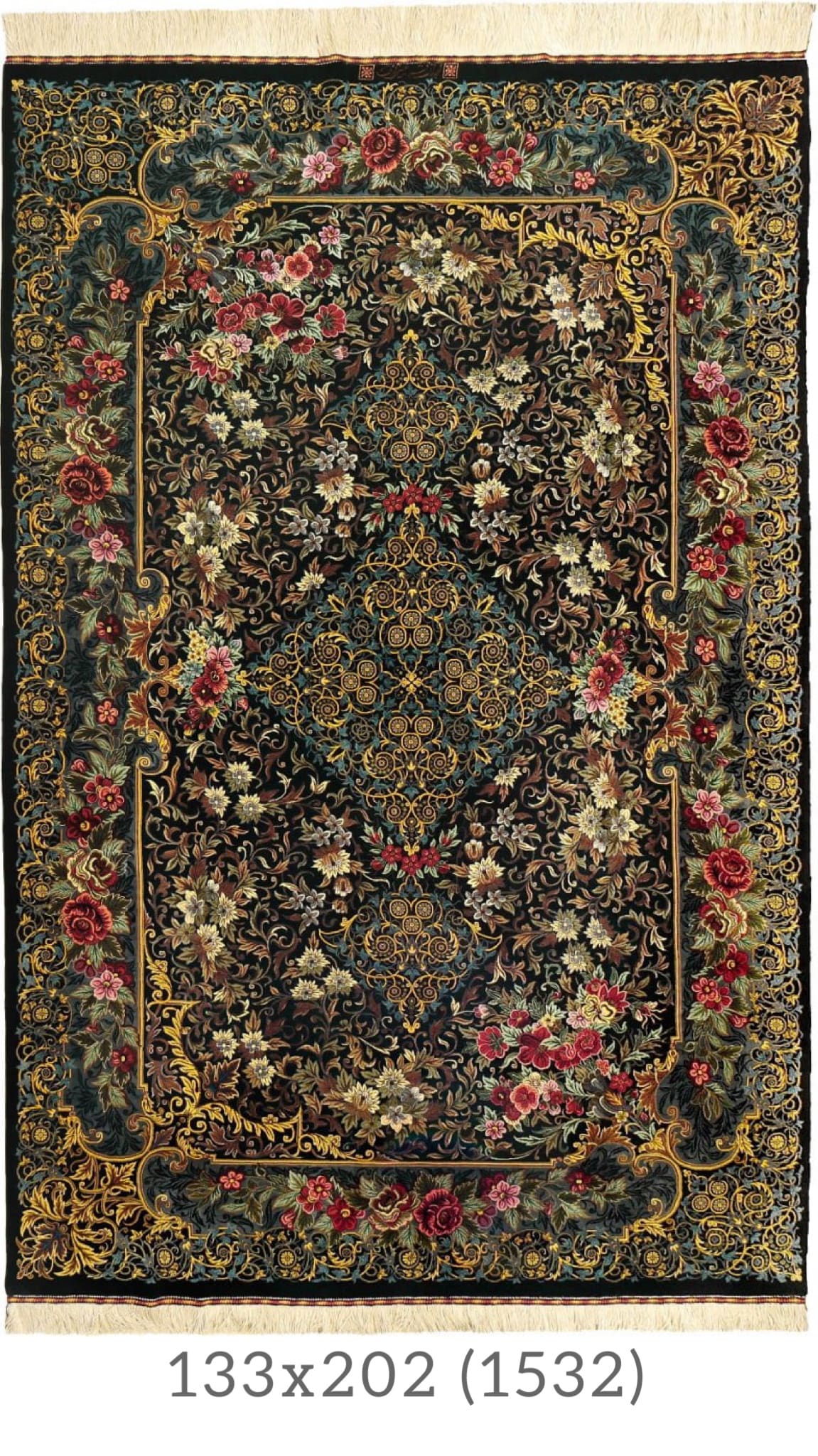 Erami Carpet — Qom silk rug