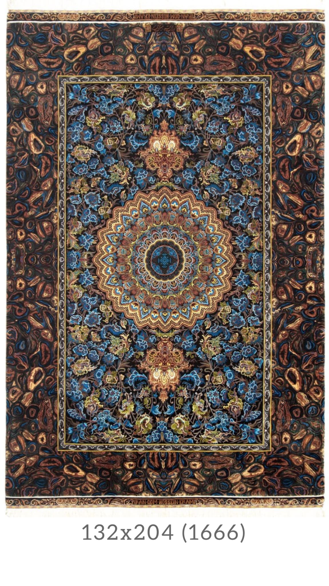 Erami Carpet — Qom silk rug
