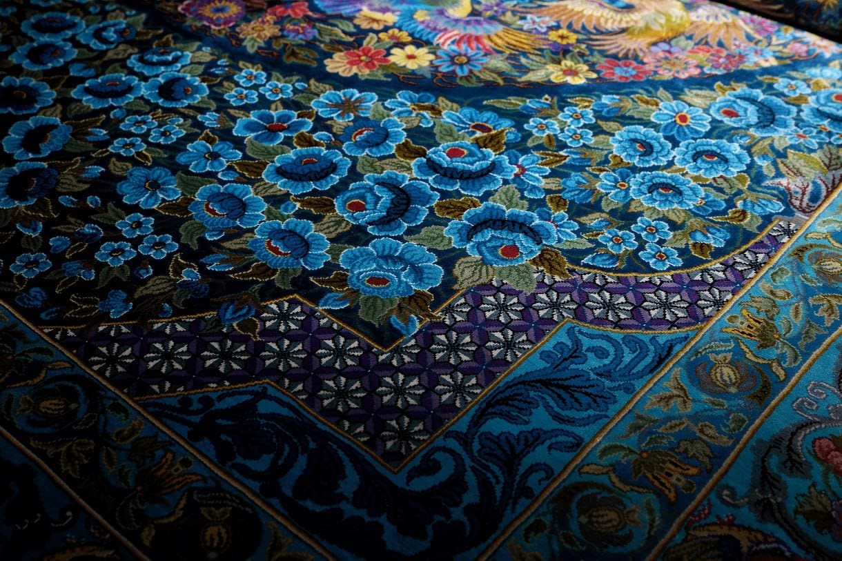 Erami Carpet — Qom silk rug