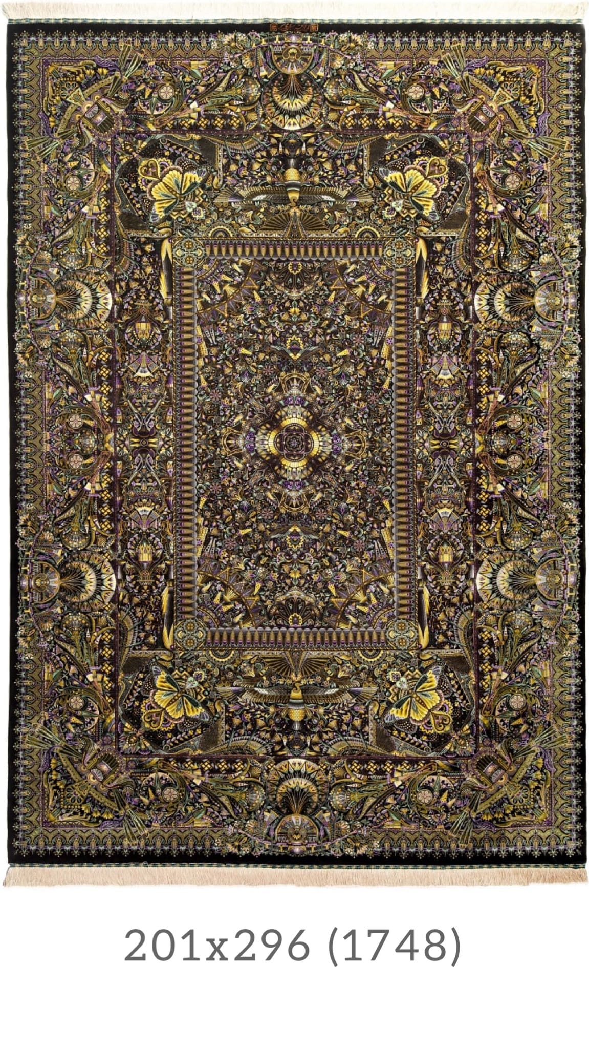 Erami Carpet — Qom silk rug