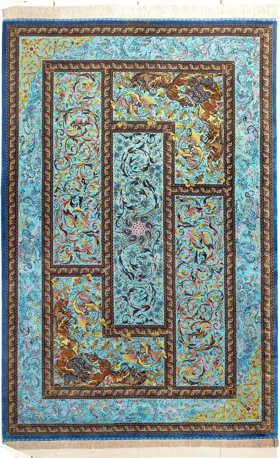 Erami Carpet — Qom silk rug