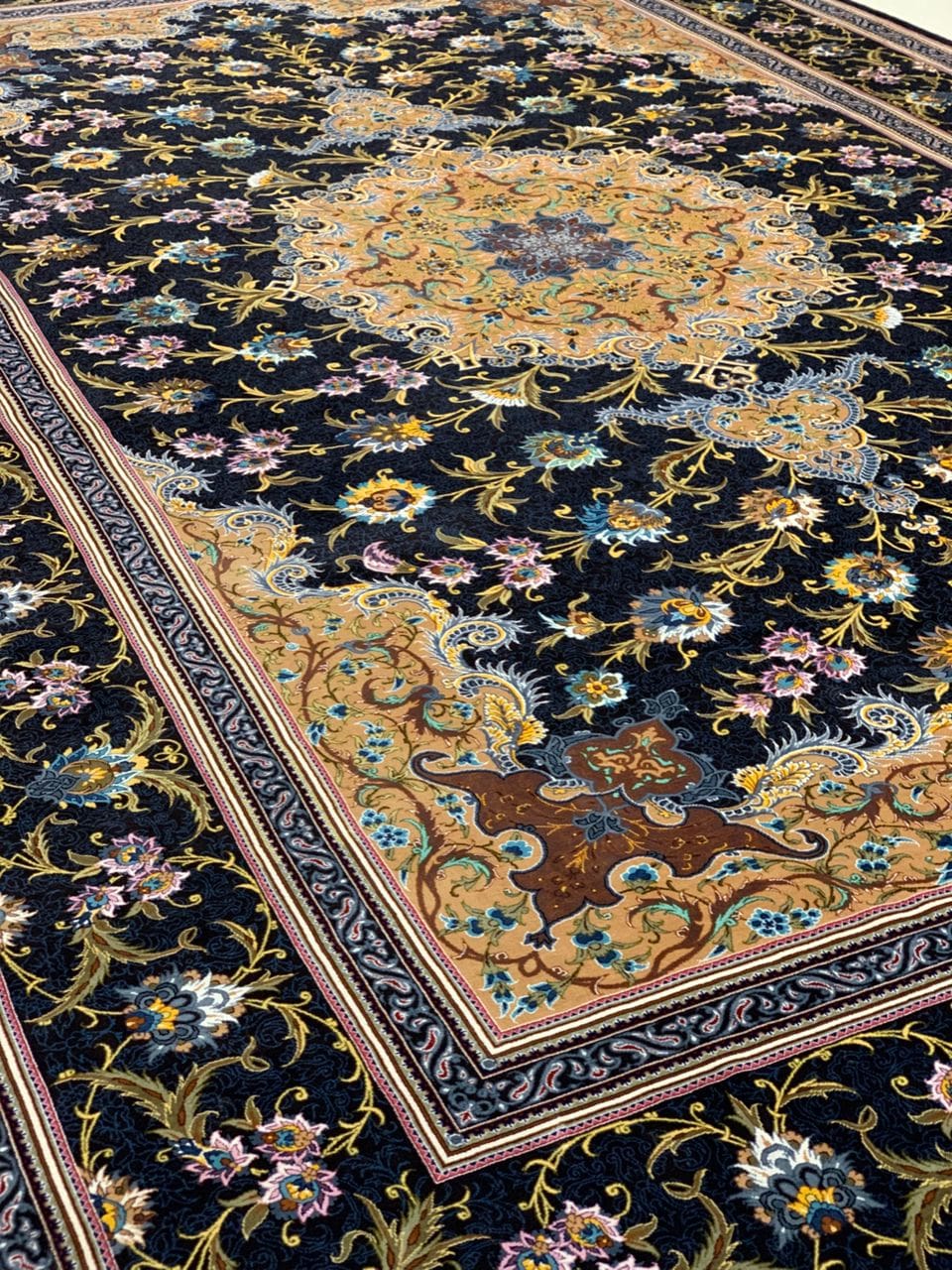 Erami Carpet — Qom silk rug