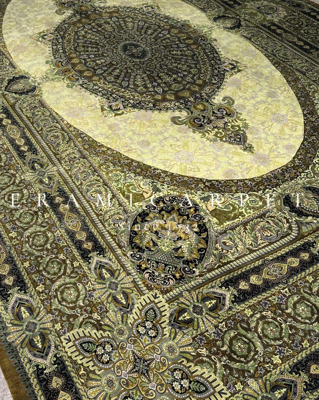 Erami Carpet — Qom silk rug