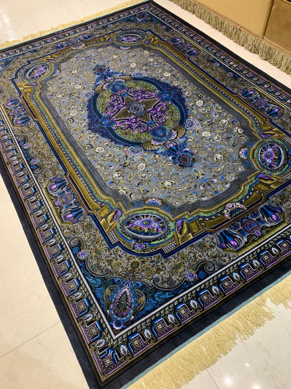Erami Carpet — Qom silk rug