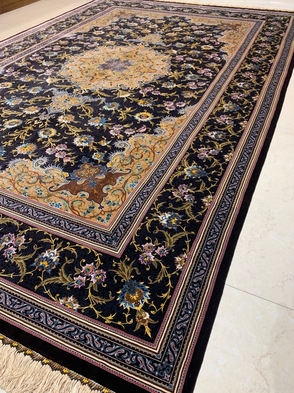 Erami Carpet — Qom silk rug