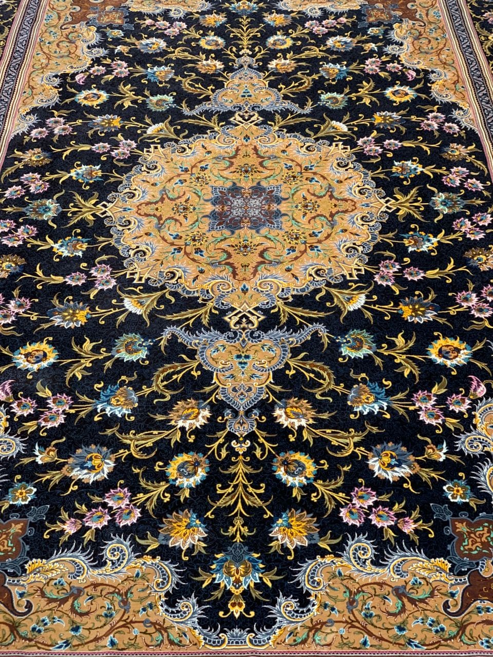 Erami Carpet — Qom silk rug