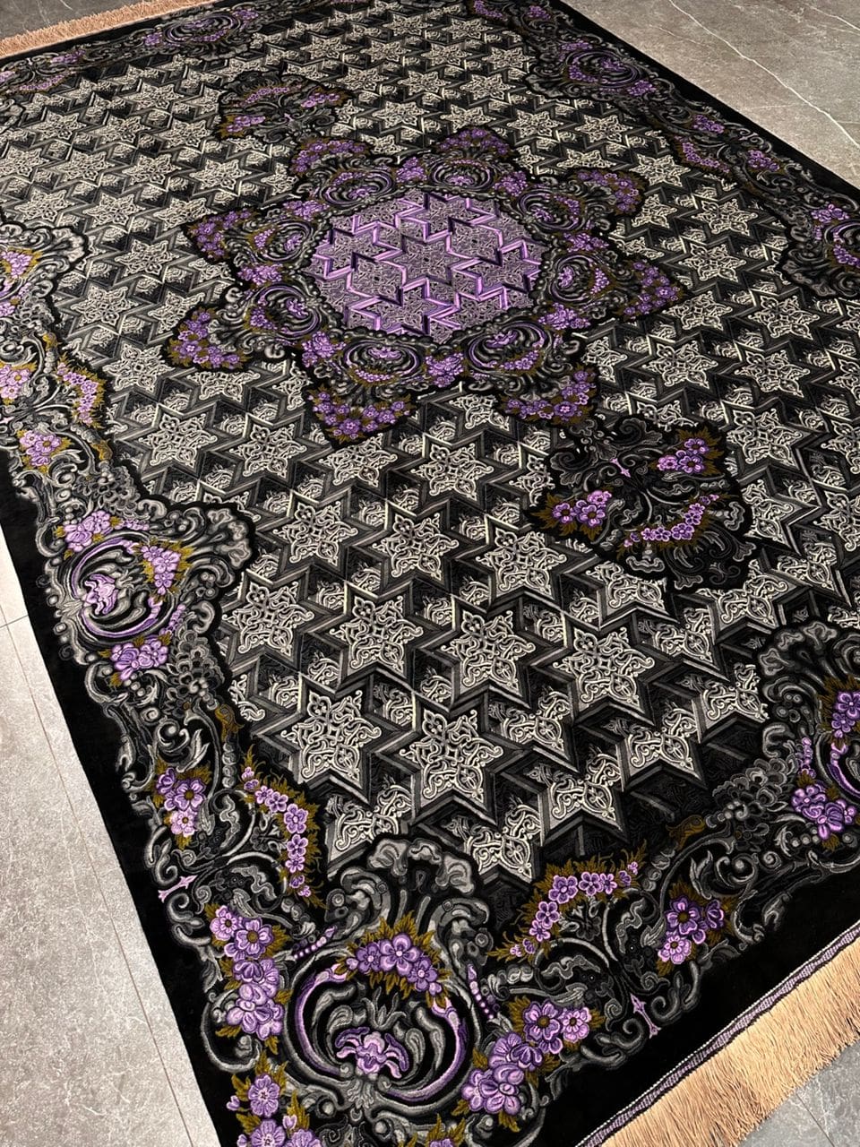Erami Carpet — Qom silk rug