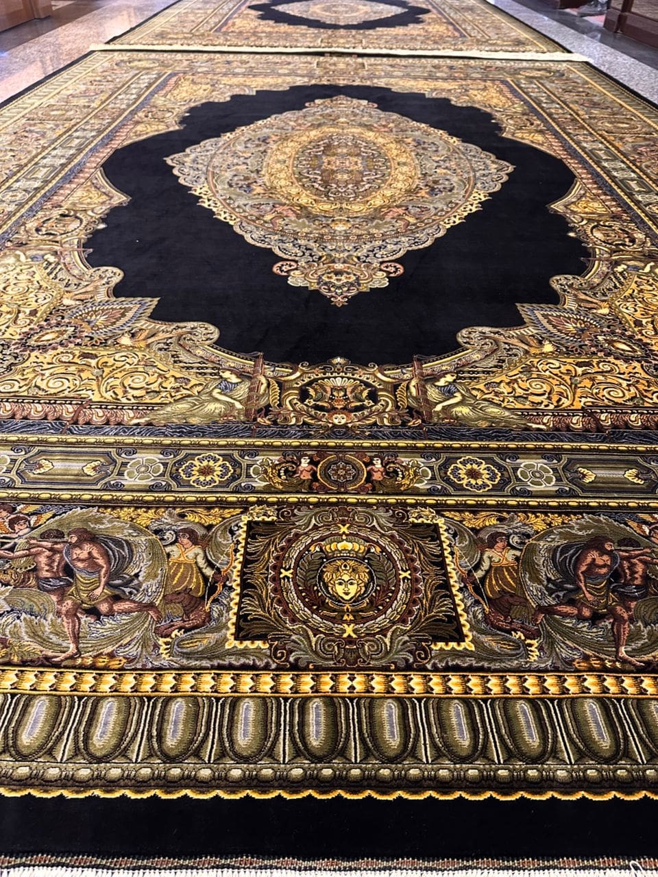 Erami Carpet — Qom silk rug