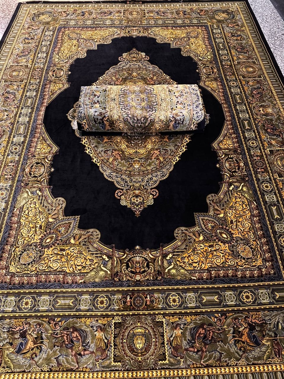 Erami Carpet — Qom silk rug